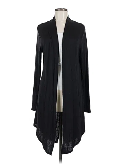 Pre-owned A.n.a. A New Approach Cardigan Sweater In Black