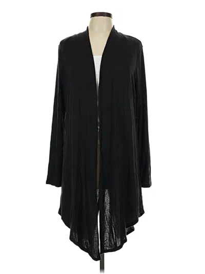 Pre-owned A.n.a. A New Approach Cardigan Sweater In Black