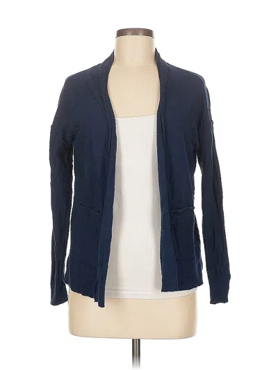 Pre-owned A.n.a. A New Approach Cardigan Sweater In Blue