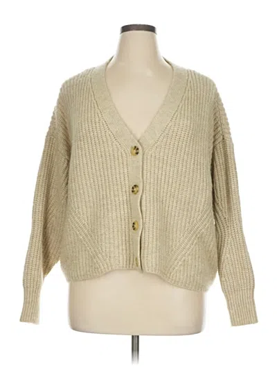 Pre-owned A.n.a. A New Approach Cardigan Sweater In Brown