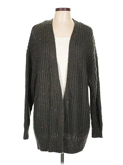 Pre-owned A.n.a. A New Approach Cardigan Sweater In Gray