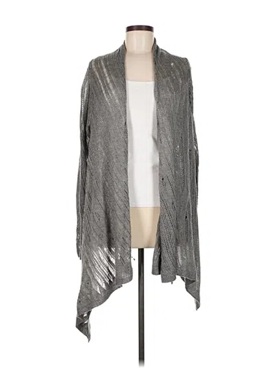 Pre-owned A.n.a. A New Approach Cardigan Sweater In Gray