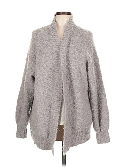 Pre-owned A.n.a. A New Approach Cardigan Sweater In Gray
