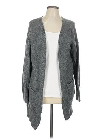 Pre-owned A.n.a. A New Approach Cardigan Sweater In Gray