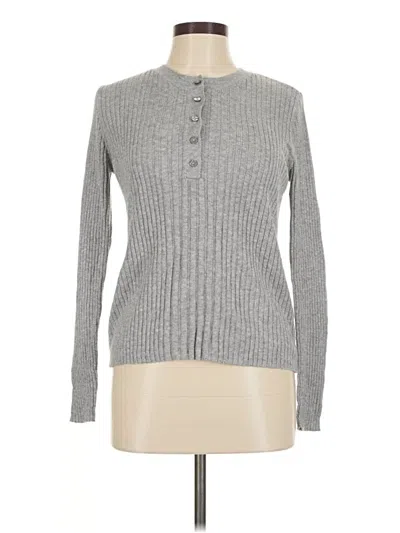 Pre-owned A.n.a. A New Approach Cardigan Sweater In Gray