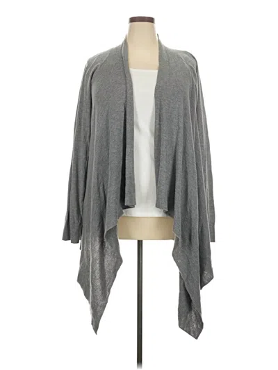 Pre-owned A.n.a. A New Approach Cardigan Sweater In Gray