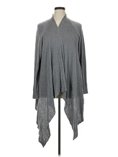 Pre-owned A.n.a. A New Approach Cardigan Sweater In Gray