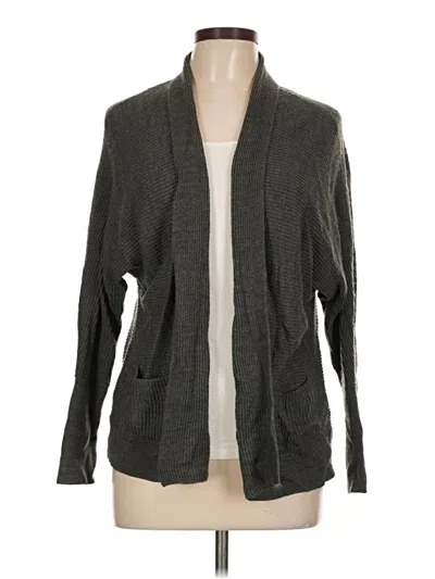 Pre-owned A.n.a. A New Approach Cardigan Sweater In Gray