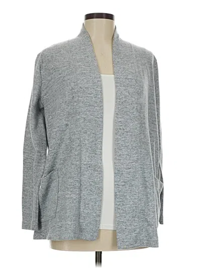 Pre-owned A.n.a. A New Approach Cardigan Sweater In Gray
