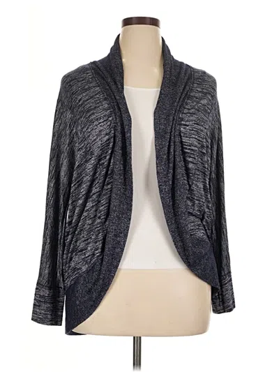 Pre-owned A.n.a. A New Approach Cardigan Sweater In Gray