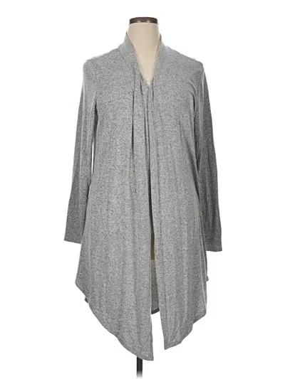 Pre-owned A.n.a. A New Approach Cardigan Sweater In Gray