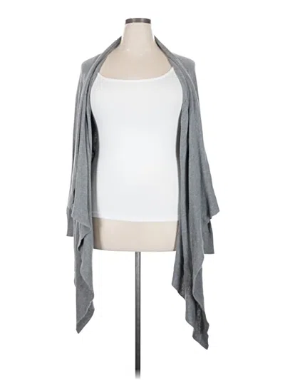 Pre-owned A.n.a. A New Approach Cardigan Sweater In Gray