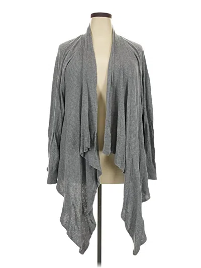Pre-owned A.n.a. A New Approach Cardigan Sweater In Gray