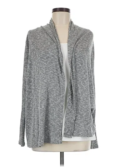 Pre-owned A.n.a. A New Approach Cardigan Sweater In Gray
