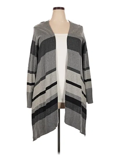 Pre-owned A.n.a. A New Approach Cardigan Sweater In Gray