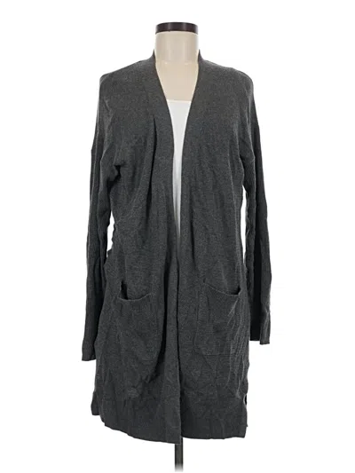 Pre-owned A.n.a. A New Approach Cardigan Sweater In Gray