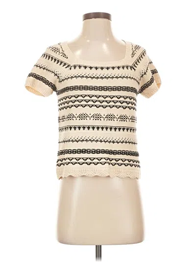 Pre-owned A.n.a. A New Approach Cardigan Sweater In Ivory