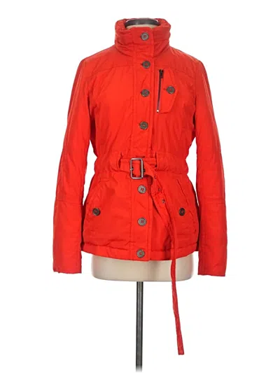 Pre-owned A.n.a. A New Approach Cardigan Sweater In Red