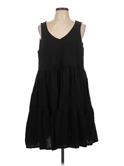 Pre-owned A.n.a. A New Approach Casual Dress In Black