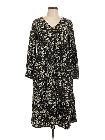 Pre-owned A.n.a. A New Approach Casual Dress In Black