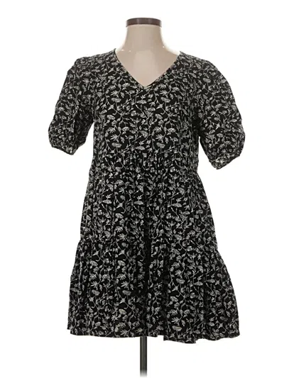 Pre-owned A.n.a. A New Approach Casual Dress In Black