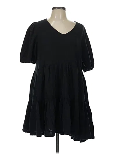 Pre-owned A.n.a. A New Approach Casual Dress In Black
