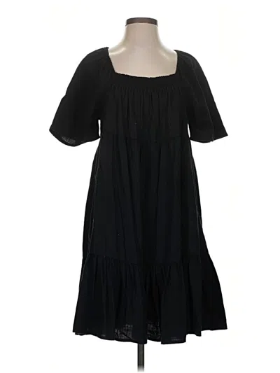 Pre-owned A.n.a. A New Approach Casual Dress In Black