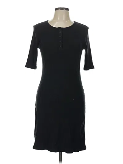 Pre-owned A.n.a. A New Approach Casual Dress In Black
