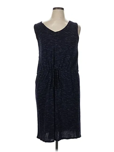 Pre-owned A.n.a. A New Approach Casual Dress In Blue