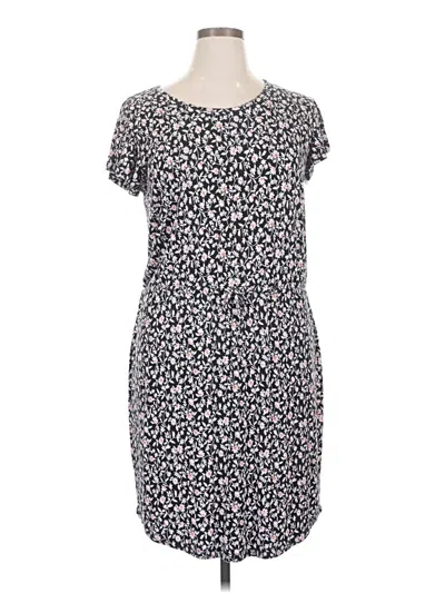 Pre-owned A.n.a. A New Approach Casual Dress In Blue