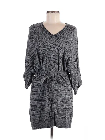 Pre-owned A.n.a. A New Approach Casual Dress In Gray