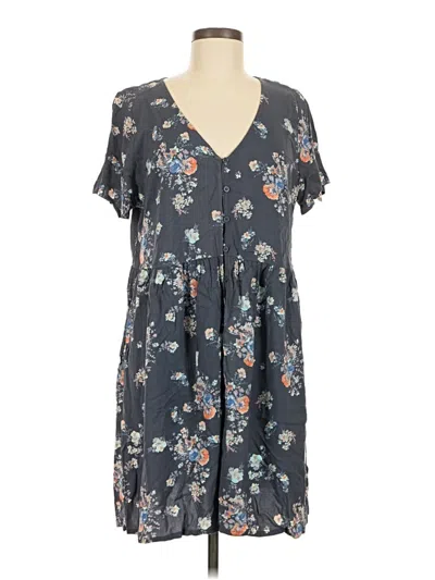 Pre-owned A.n.a. A New Approach Casual Dress In Gray