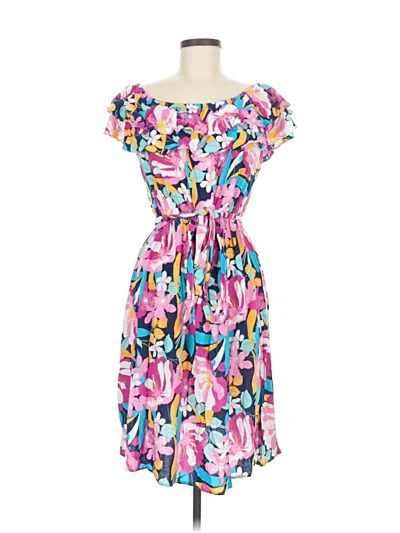 Pre-owned A.n.a. A New Approach Casual Dress In Pink