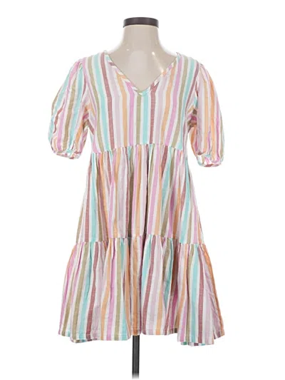 Pre-owned A.n.a. A New Approach Casual Dress In Pink
