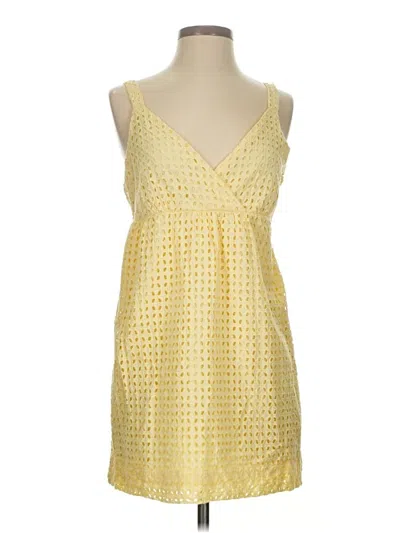 Pre-owned A.n.a. A New Approach Casual Dress In Yellow
