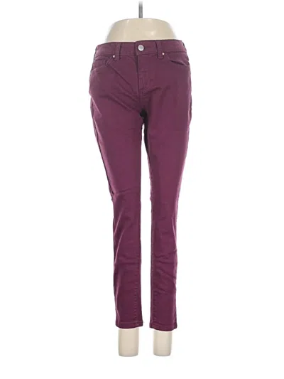 Pre-owned A.n.a. A New Approach Casual Pants In Burgundy