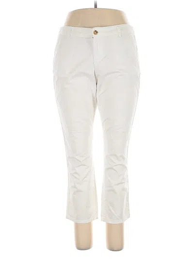 Pre-owned A.n.a. A New Approach Casual Pants In White