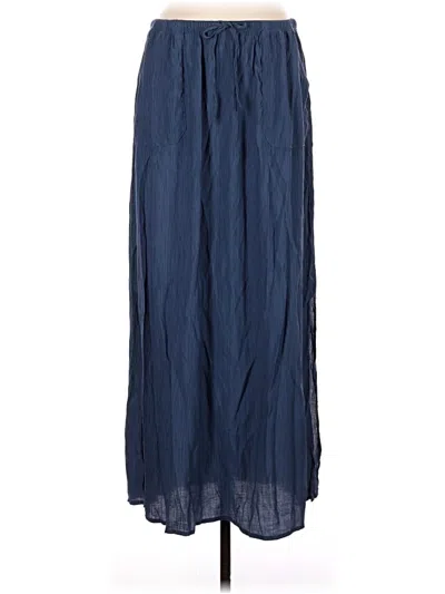 Pre-owned A.n.a. A New Approach Casual Skirt In Blue