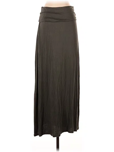Pre-owned A.n.a. A New Approach Casual Skirt In Green