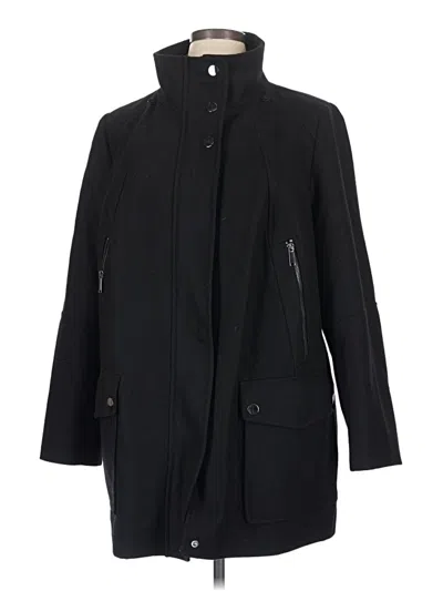 Pre-owned A.n.a. A New Approach Coat In Black