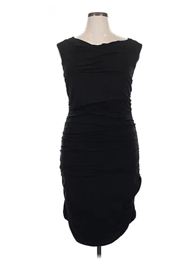 Pre-owned A.n.a. A New Approach Cocktail Dress In Black