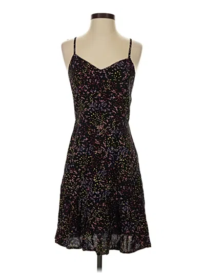 Pre-owned A.n.a. A New Approach Cocktail Dress In Black