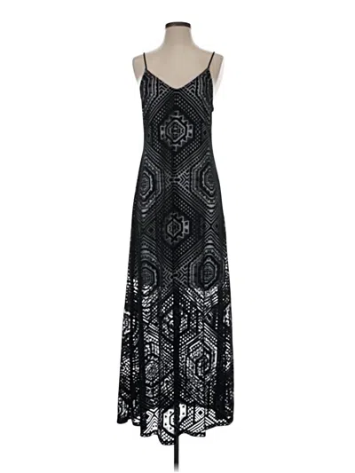 Pre-owned A.n.a. A New Approach Cocktail Dress In Black