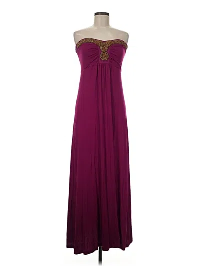 Pre-owned A.n.a. A New Approach Cocktail Dress In Burgundy