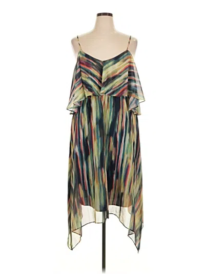 Pre-owned A.n.a. A New Approach Cocktail Dress In Green