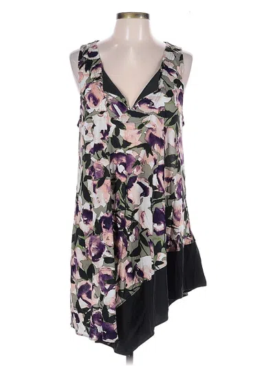 Pre-owned A.n.a. A New Approach Cocktail Dress In Purple