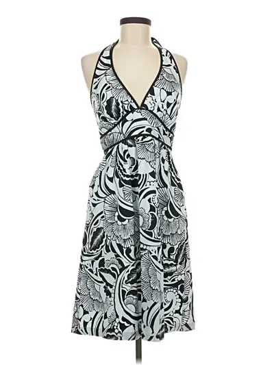 Pre-owned A.n.a. A New Approach Cocktail Dress In Silver