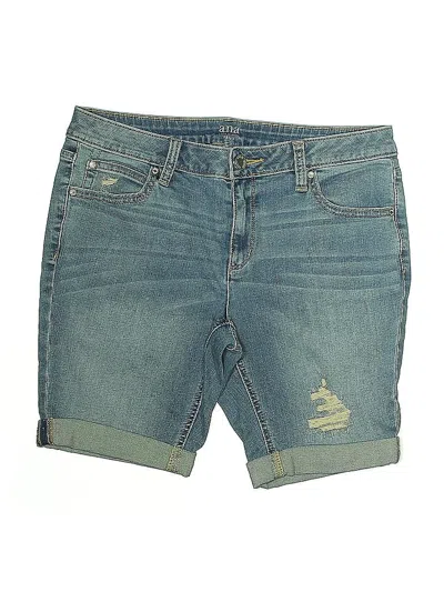 Pre-owned A.n.a. A New Approach Denim Shorts In Blue