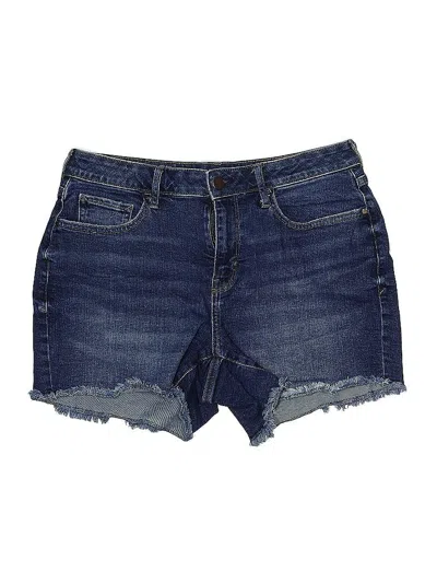 Pre-owned A.n.a. A New Approach Denim Shorts In Blue