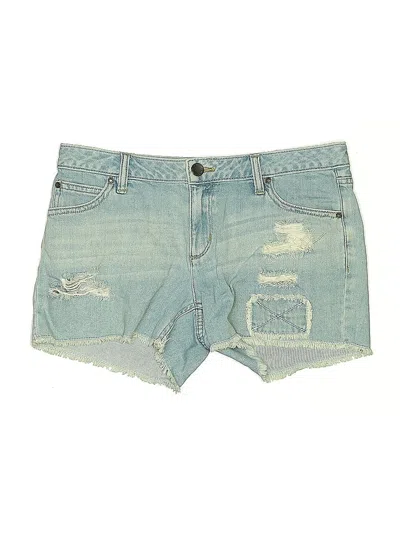 Pre-owned A.n.a. A New Approach Denim Shorts In Blue